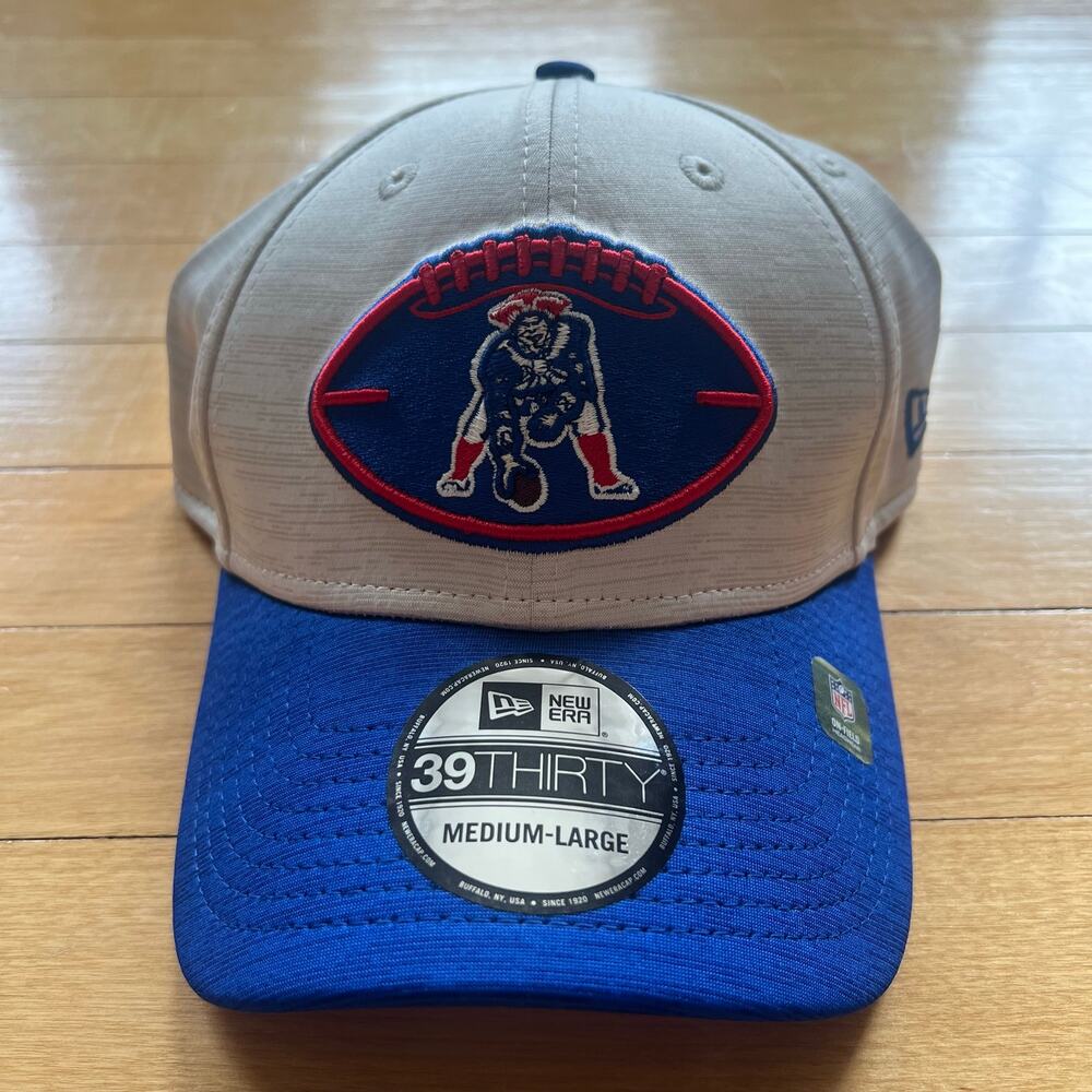 New England Patriots Hat Cap New Era 39Thirty Fitted M/L On Field NFL 24 NWT